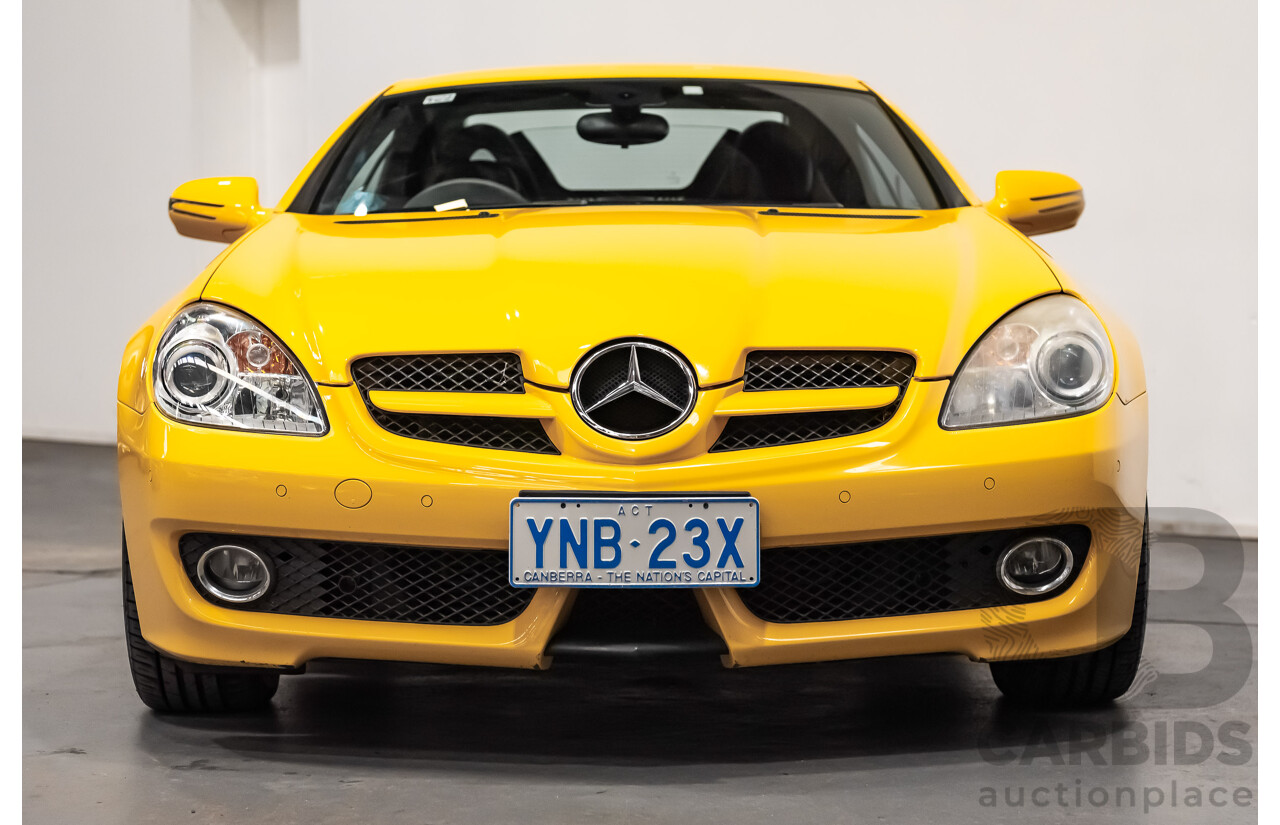 5/2009 Mercedes Benz SLK 200 Kompressor R171 08 Upgrade 2d Convertible Yellowstone Supercharged 1.8L