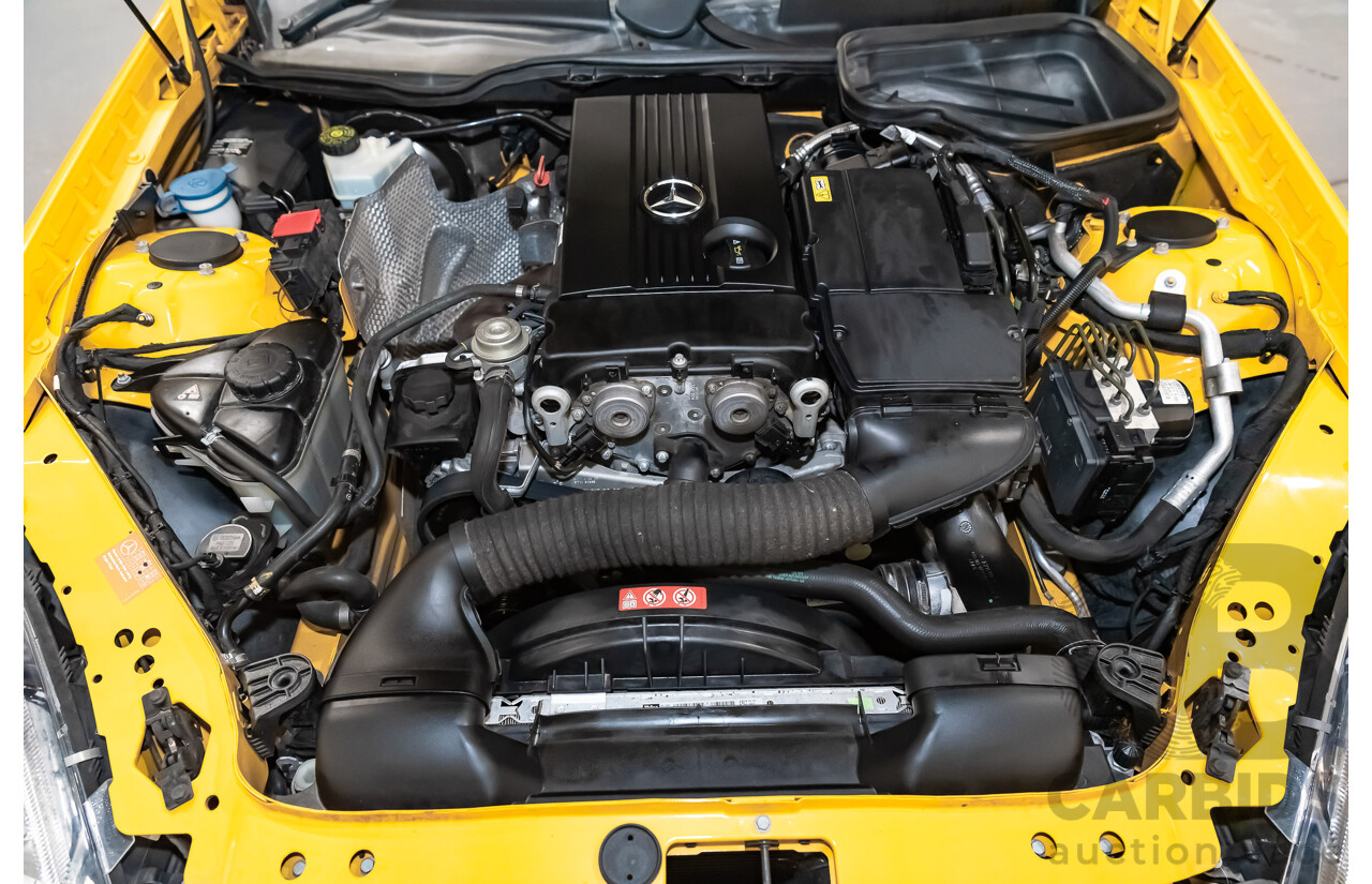 5/2009 Mercedes Benz SLK 200 Kompressor R171 08 Upgrade 2d Convertible Yellowstone Supercharged 1.8L