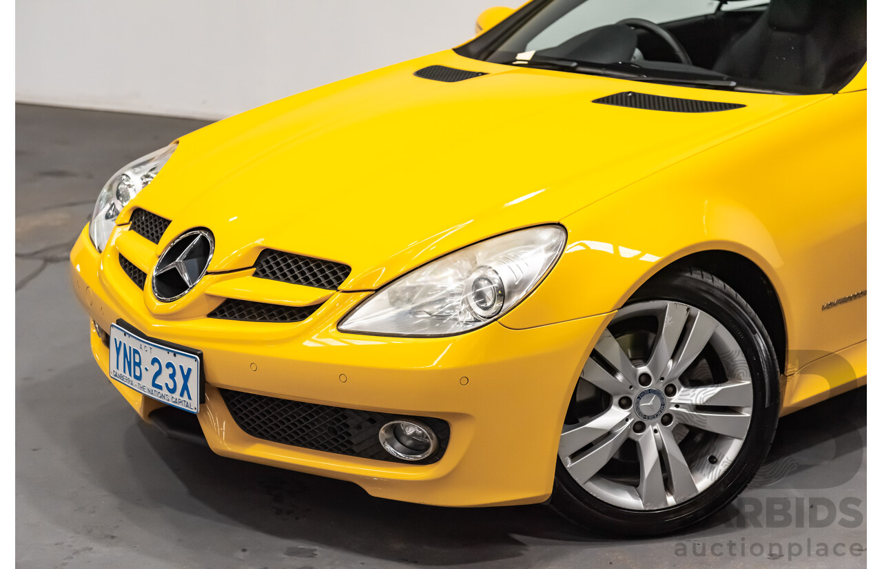 5/2009 Mercedes Benz SLK 200 Kompressor R171 08 Upgrade 2d Convertible Yellowstone Supercharged 1.8L