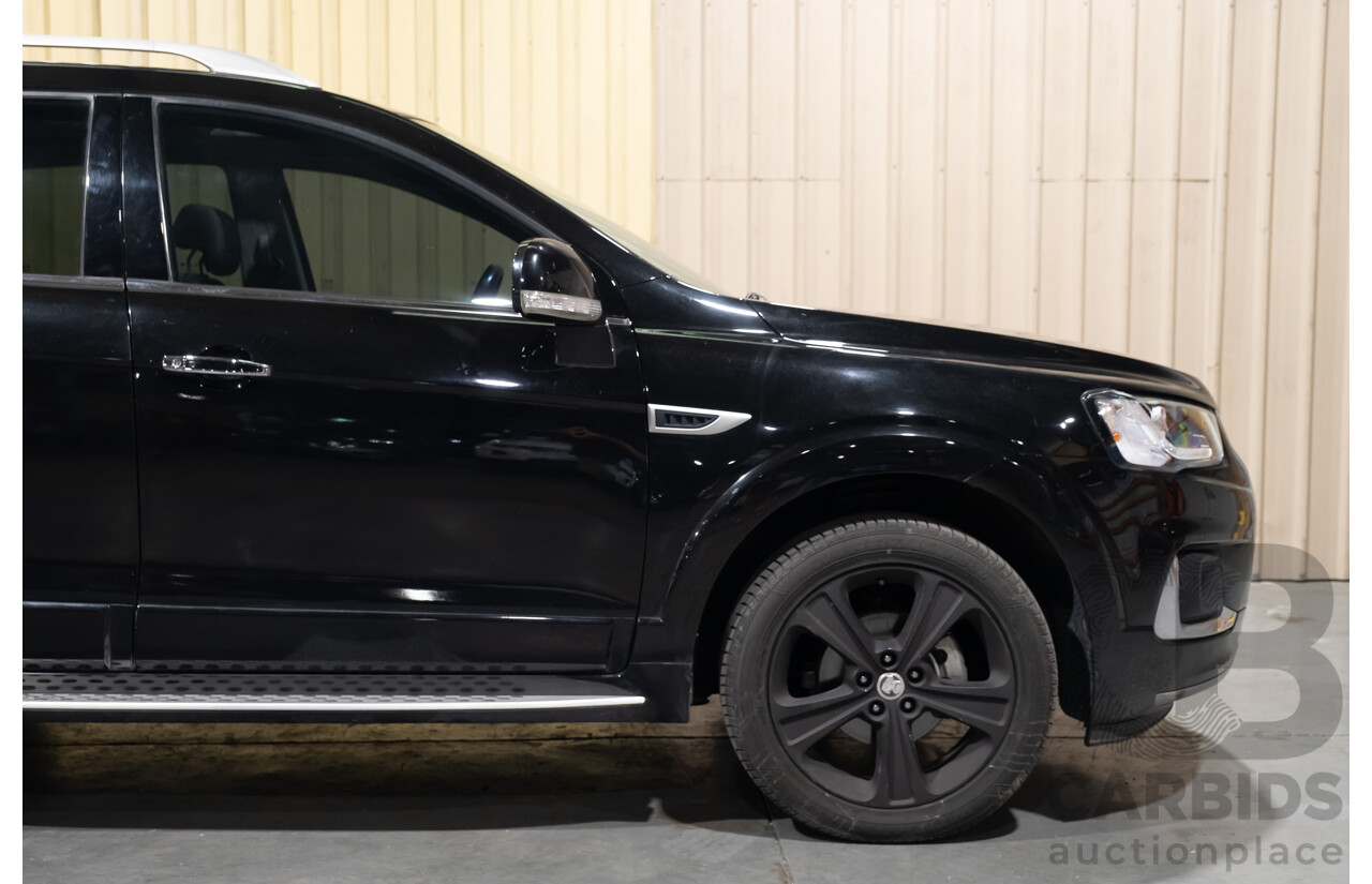 10/2017 Holden Captiva 7 LTZ (AWD) CG MY18 4d Wagon Black Turbo Diesel 2.2L - 7 Seater