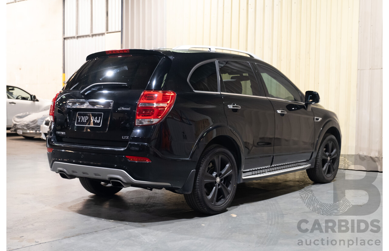 10/2017 Holden Captiva 7 LTZ (AWD) CG MY18 4d Wagon Black Turbo Diesel 2.2L - 7 Seater