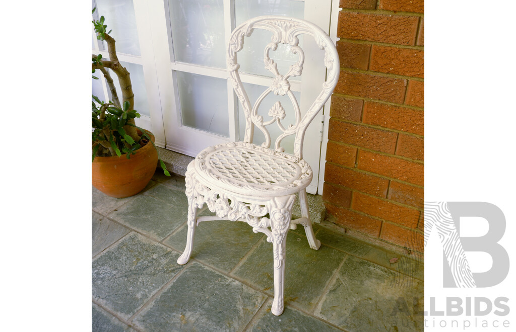 Victorian Cast Iron Garden Chair