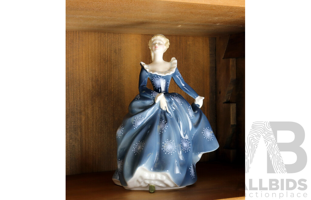 Vintage Royal Doulton Porcelain Figure, Fragrance, HN2334, Marks to Base