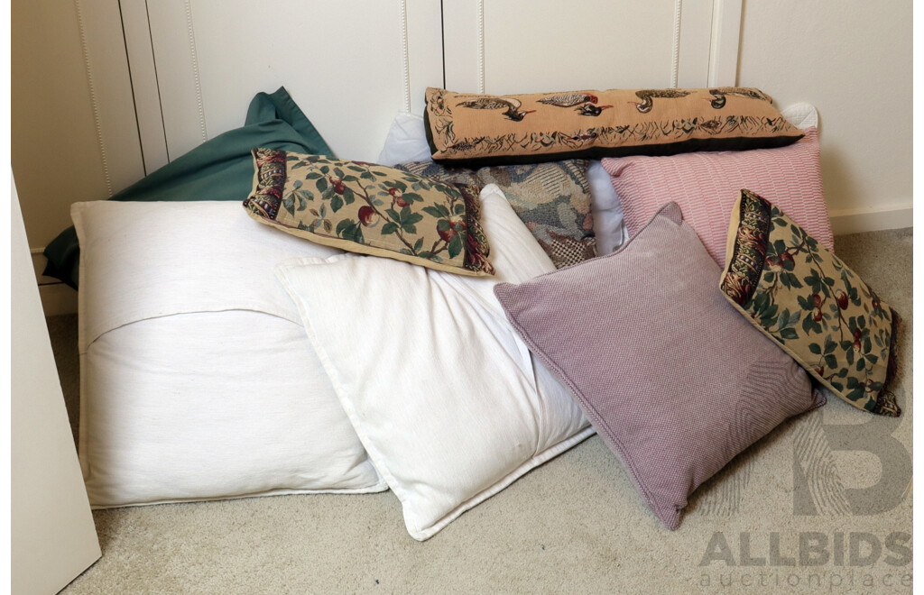 Large Collection of Various Throw Cushions