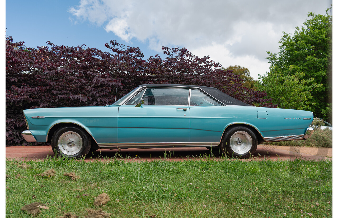 1/1966 Ford Galaxie 500 7-Litre Hardtop 2d Coupe Tahoe Turquoise V8 428ci 7.0L