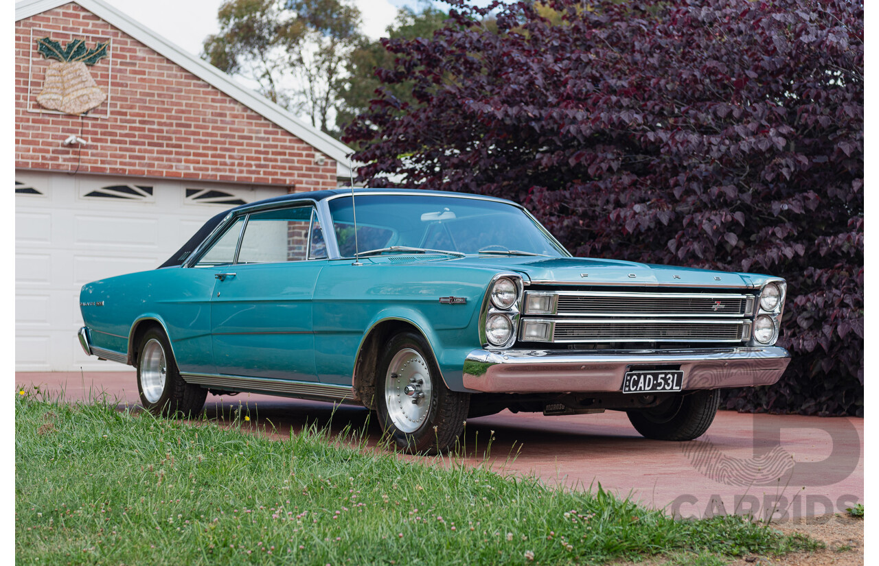 1/1966 Ford Galaxie 500 7-Litre Hardtop 2d Coupe Tahoe Turquoise V8 428ci 7.0L