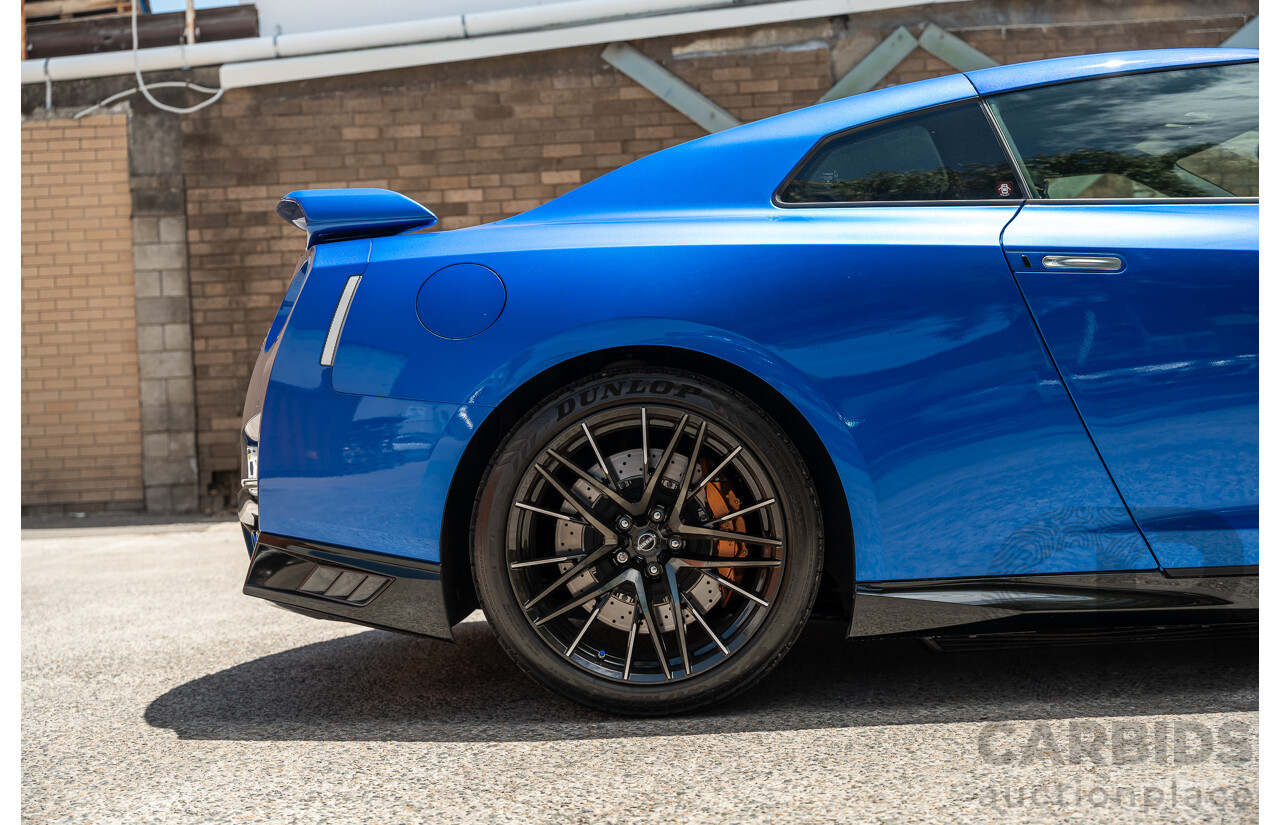 10/2021 Nissan GT-R R35 Premium MY21.5 (AWD) 2d Coupe RCB Bayside Blue Twin Turbo 3.8L