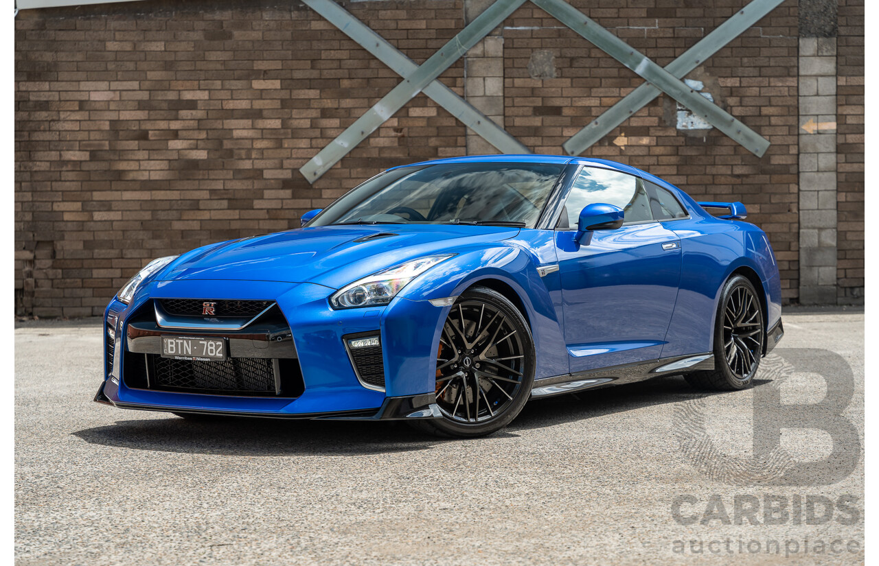 10/2021 Nissan GT-R R35 Premium MY21.5 (AWD) 2d Coupe RCB Bayside Blue Twin Turbo 3.8L