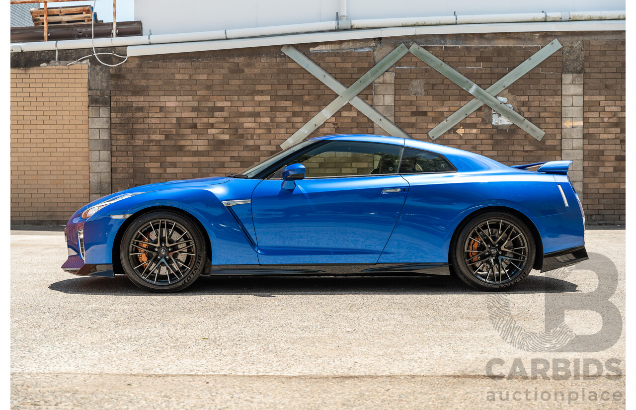 10/2021 Nissan GT-R R35 Premium MY21.5 (AWD) 2d Coupe RCB Bayside Blue Twin Turbo 3.8L