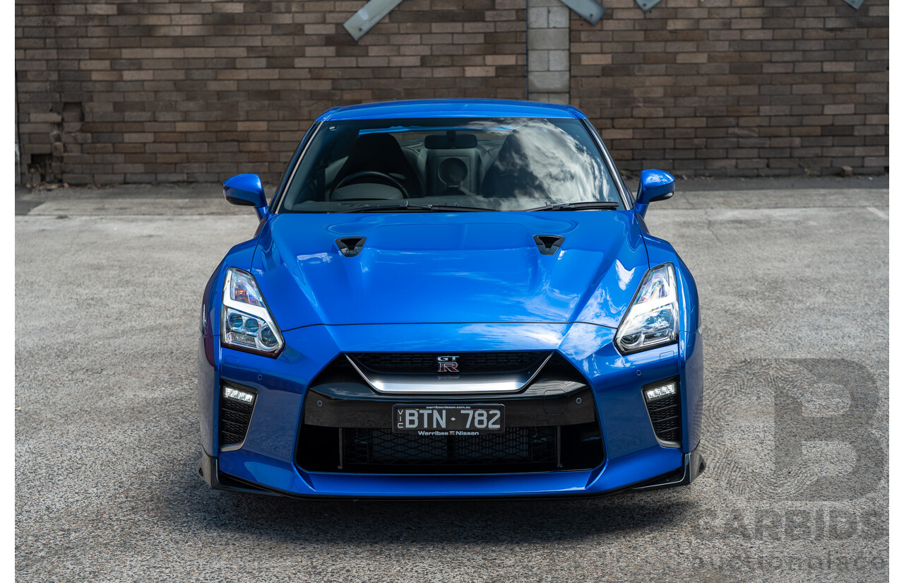 10/2021 Nissan GT-R R35 Premium MY21.5 (AWD) 2d Coupe RCB Bayside Blue Twin Turbo 3.8L