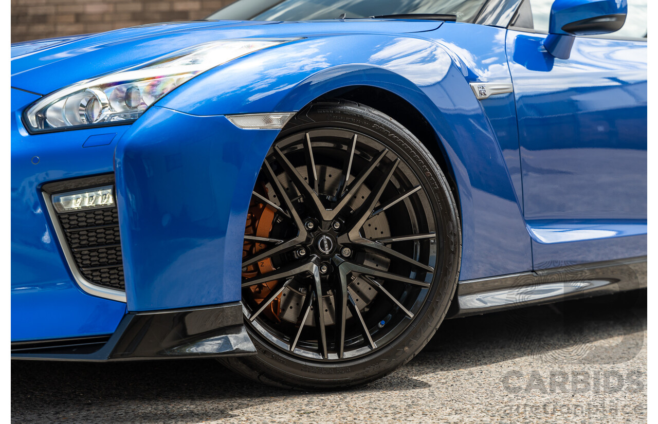 10/2021 Nissan GT-R R35 Premium MY21.5 (AWD) 2d Coupe RCB Bayside Blue Twin Turbo 3.8L