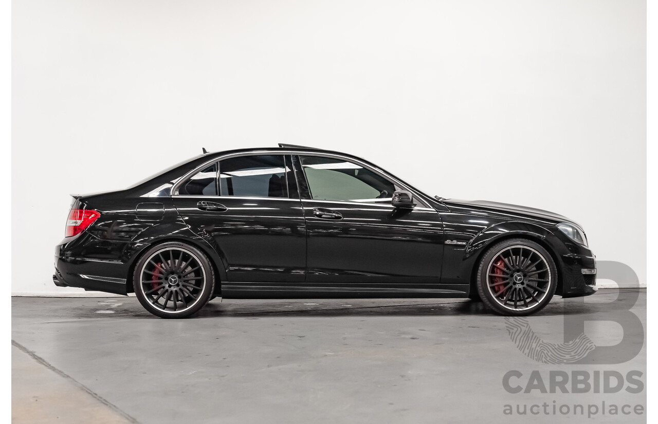 1/2012 Mercedes Benz C63 AMG W204 MY12 4d Sedan Obsidian Black V8 6.3L