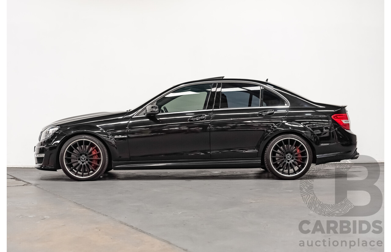 1/2012 Mercedes Benz C63 AMG W204 MY12 4d Sedan Obsidian Black V8 6.3L