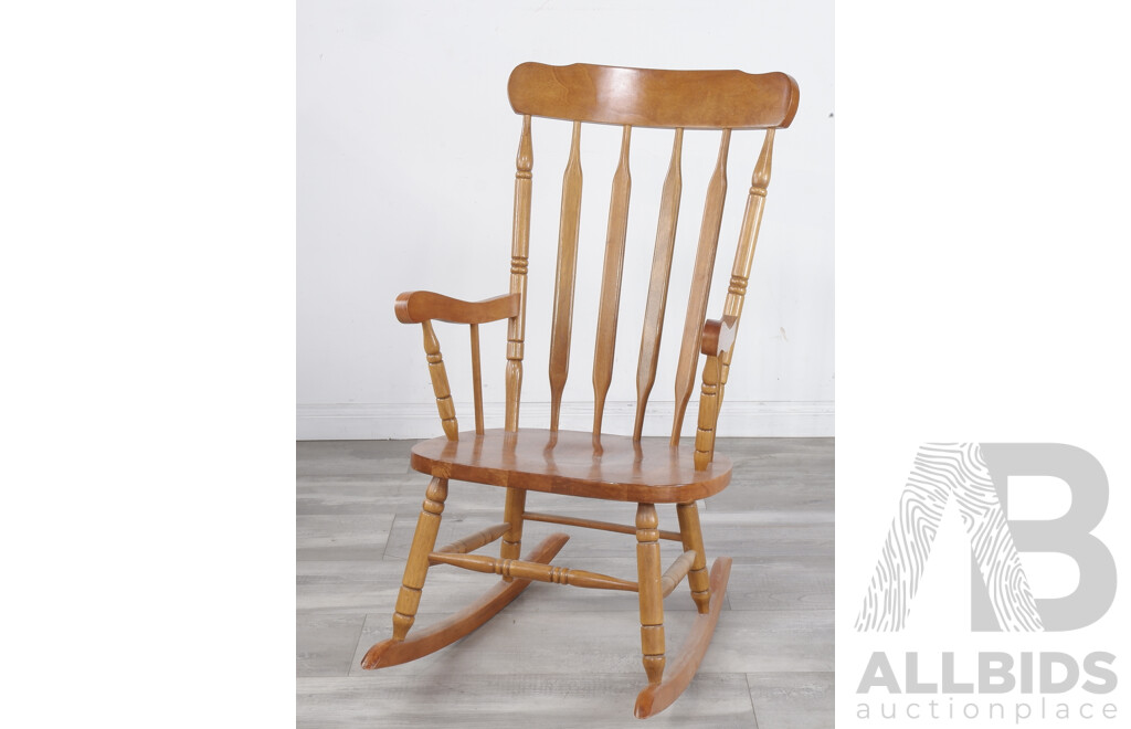 Vintage Pine Rocking Chair