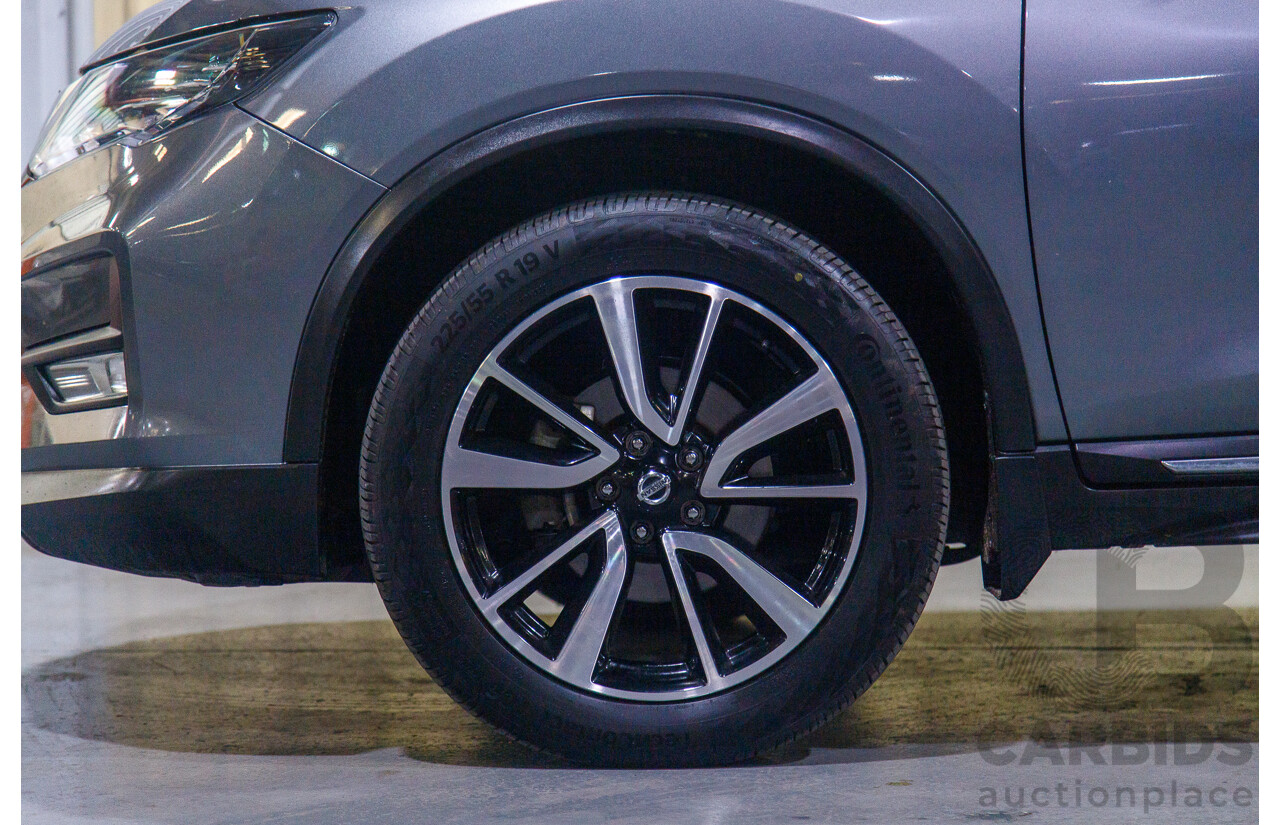 02/2019 Nissan X-Trail Ti X-tronic (4x4) T32 Series II MY19 4d Wagon Metallic Grey 2.5L