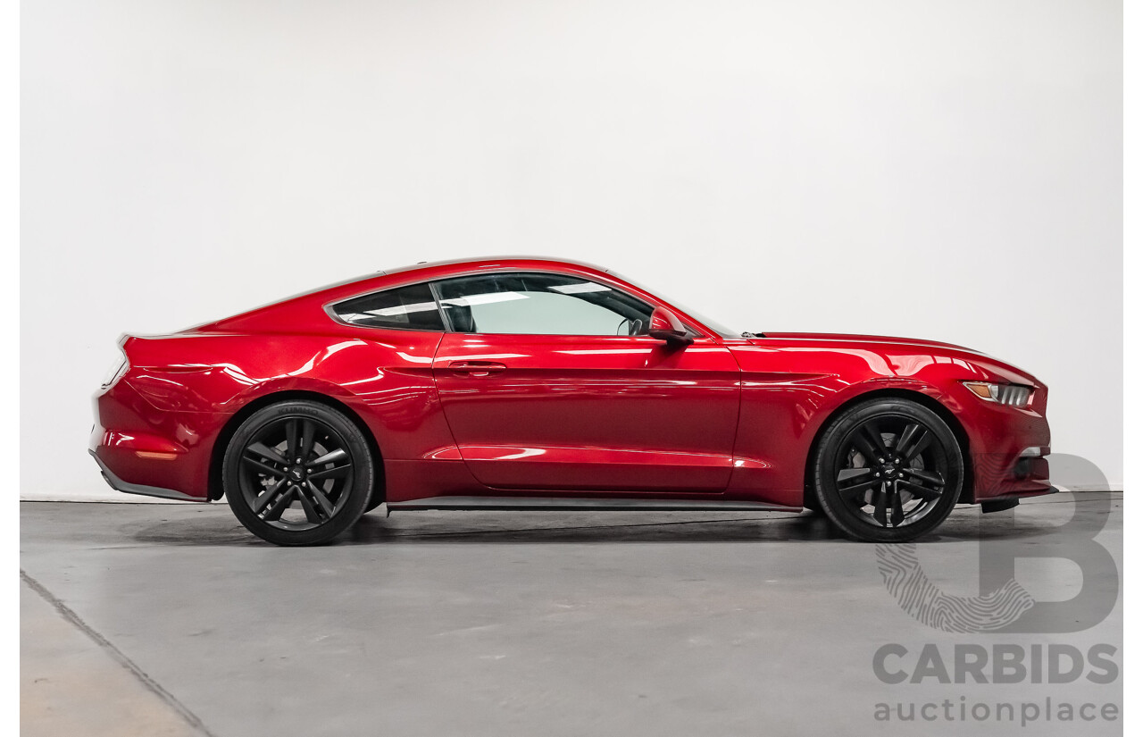 08/2016 Ford Mustang FM Fastback EcoBoost MY16 2d Coupe Ruby Red Turbo 2.3L