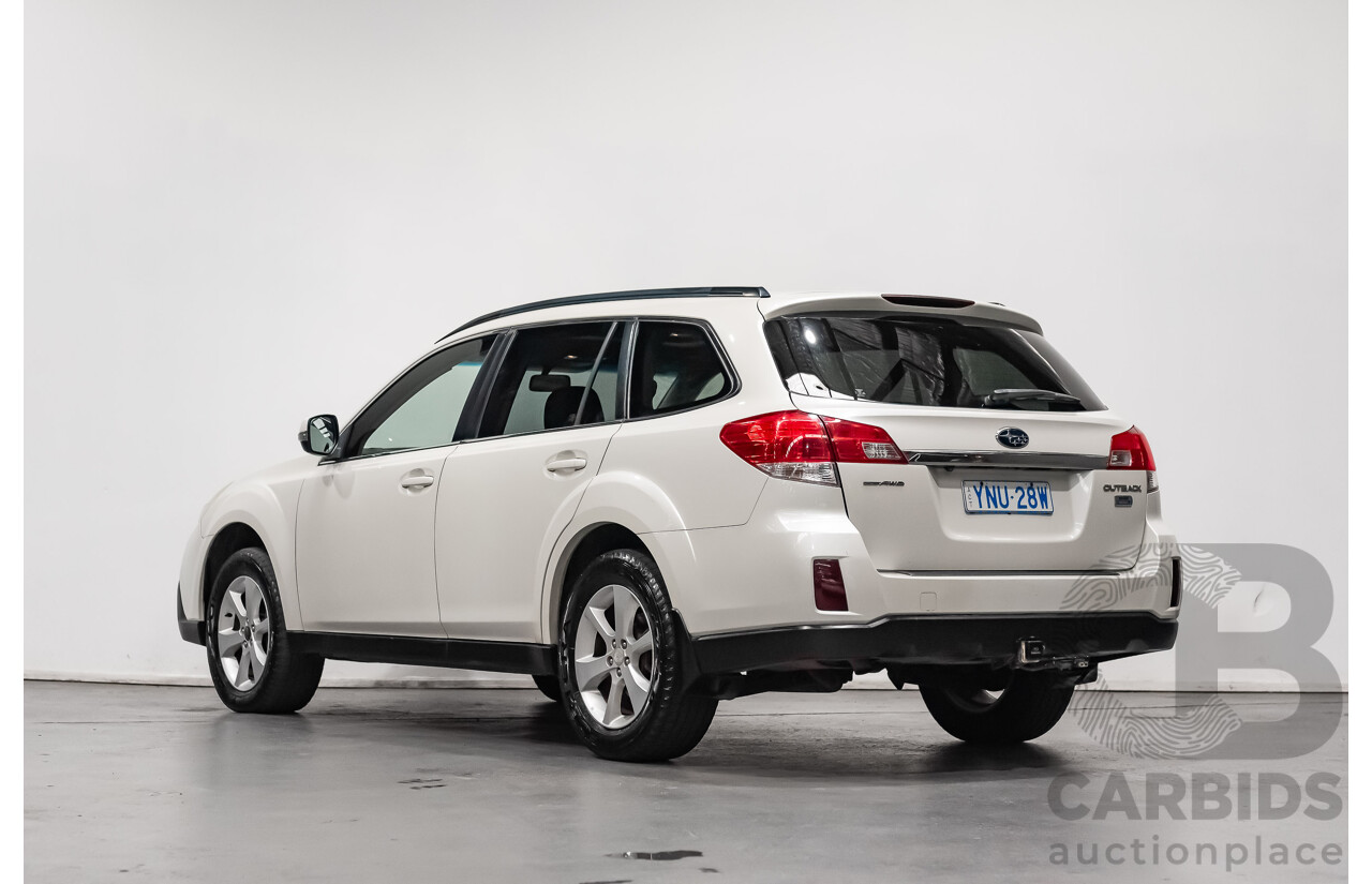 7/2013 Subaru Outback 2.0D Premium (AWD) MY13 4d Wagon White Turbo Diesel 2.0L