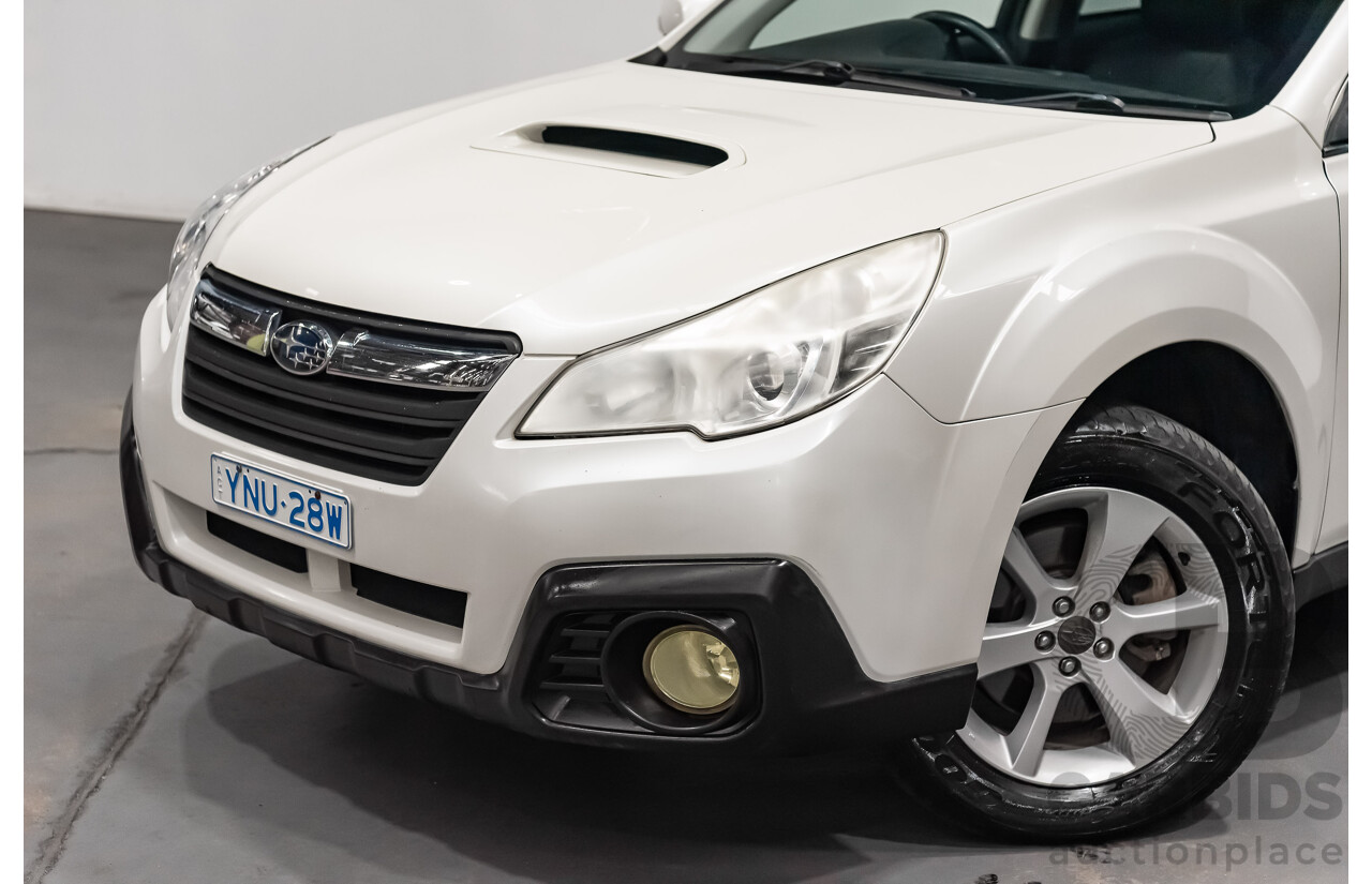 7/2013 Subaru Outback 2.0D Premium (AWD) MY13 4d Wagon White Turbo Diesel 2.0L