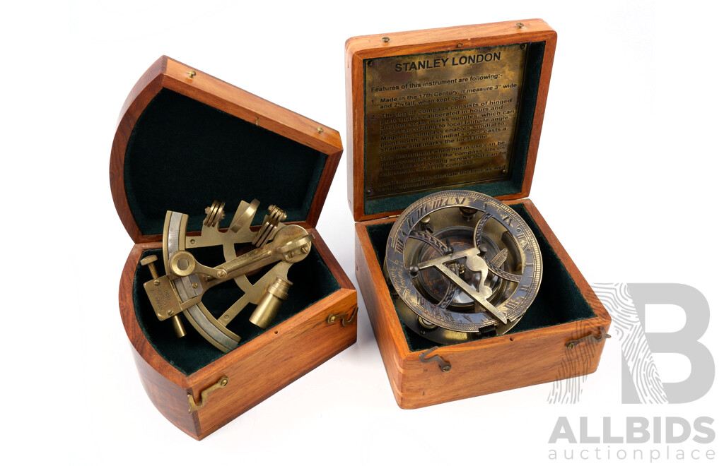 Two Antique Style Navgation Instruments
