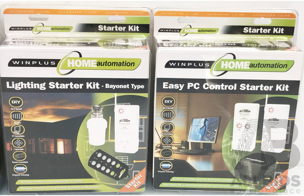 Bulk Lot of Winplus Home Automation Electronic Starter Kits - Lot of 4