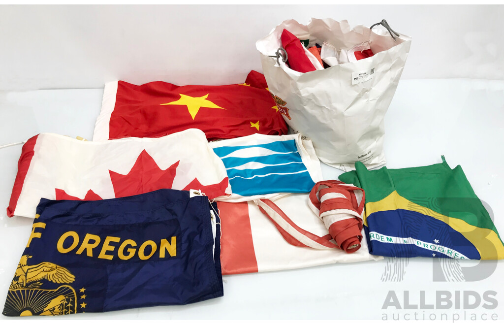 Assorted Lot of Flags - Approx. 25