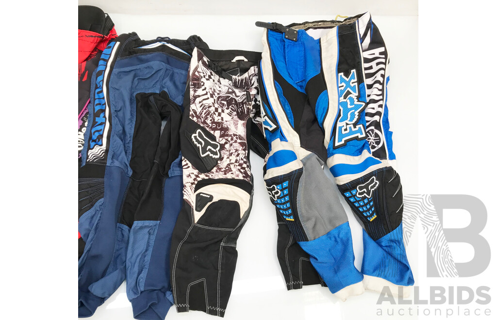 Assorted Lot of Motocross Pants for Kids