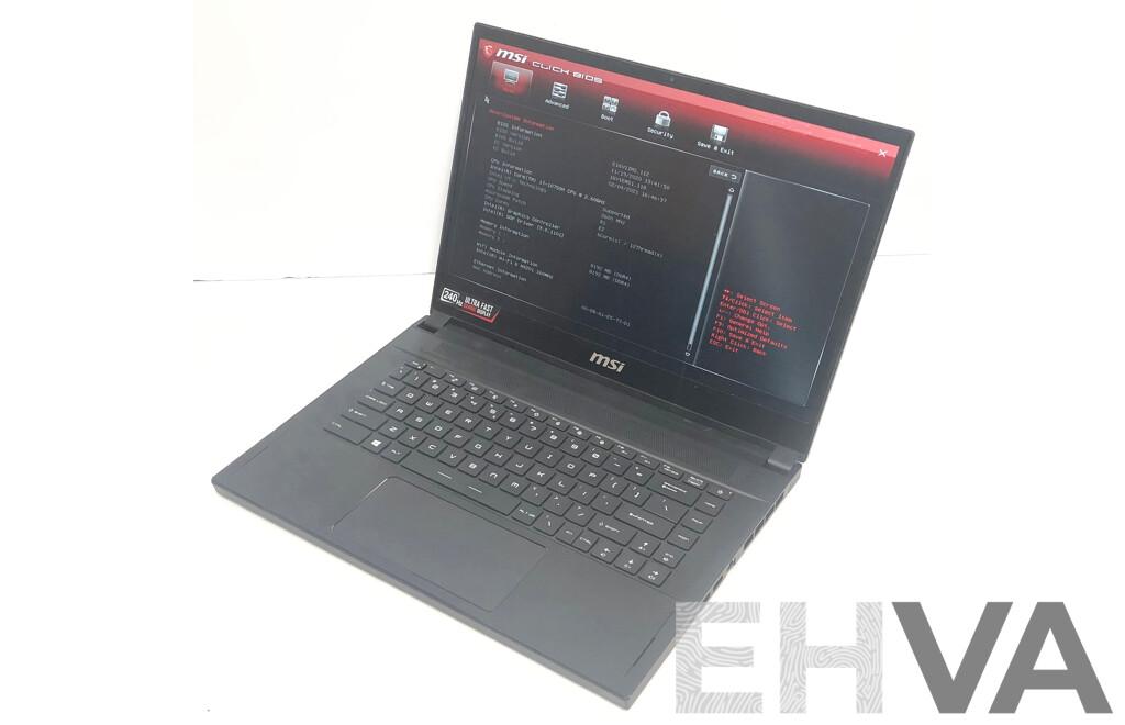 MSI GS66 Stealth 10SE (MS-16V1) Intel Core i7 (10750H) 2.60GHz-5.00GHz 6-Core CPU 15.6-Inch Gaming Laptop