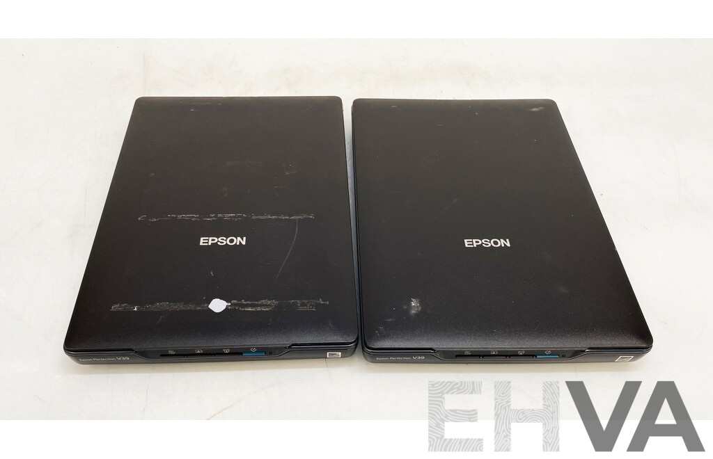 Epson (J371A) Perfection V39 Photo Scanner - Lot of Two
