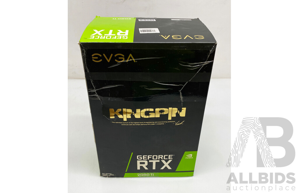 Nvidia RTX Geforce EVGA Kingpin 2080ti Graphics Card