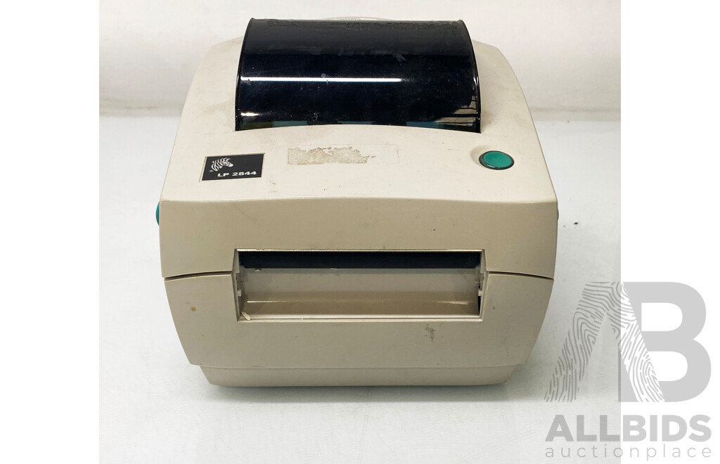 Zebra (LP2844) Label Printers - Lot of Five