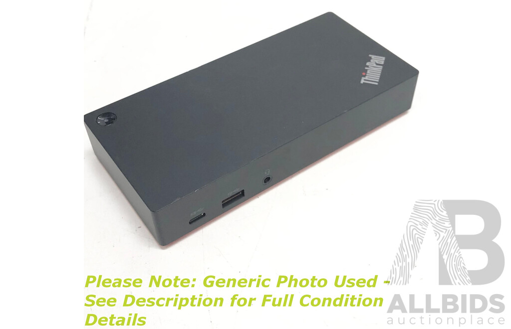 Lenovo (LDC-G2) ThinkPad USB-C Dock Gen2 w/ Power Supply