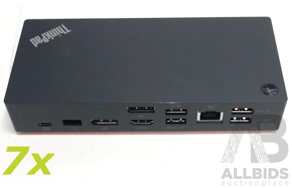 Lenovo (LDC-G2) ThinkPad USB-C Dock Gen2 - Lot of Seven