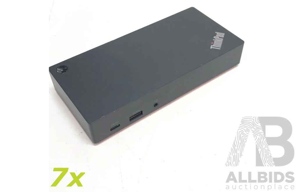 Lenovo (LDC-G2) ThinkPad USB-C Dock Gen2 - Lot of Seven