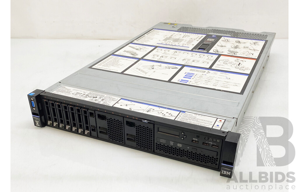 IBM System X3650 M5 Dual Intel Xeon (E5-2609 V3) 1.9GHz 6-Core CPU 2RU Server W/ 32GB DDR3