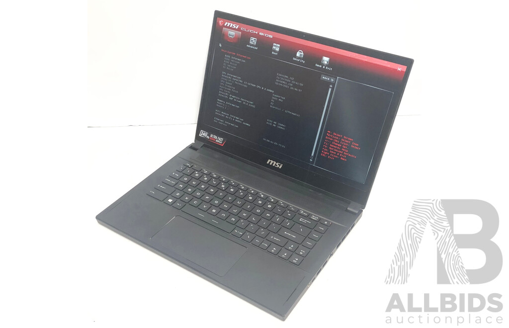 MSI GS66 Stealth 10SE (MS-16V1) Intel Core i7 (10750H) 2.60GHz-5.00GHz 6-Core CPU 15.6-Inch Gaming Laptop
