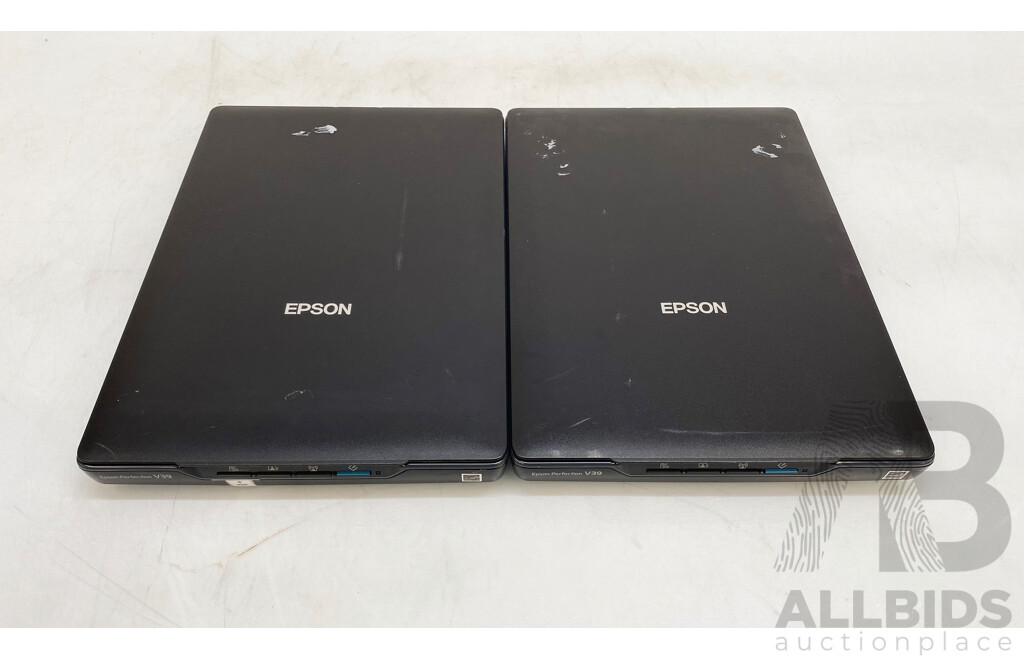 Epson (J371A) Perfection V39 Photo Scanner - Lot of Two