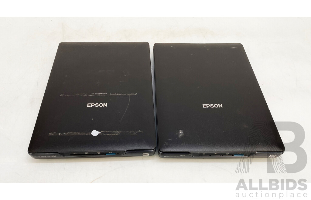 Epson (J371A) Perfection V39 Photo Scanner - Lot of Two