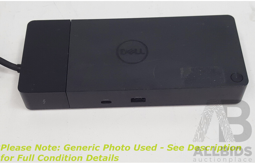 Dell (K20A001) WD19TBS Docking Station w/ 180W Power Supply