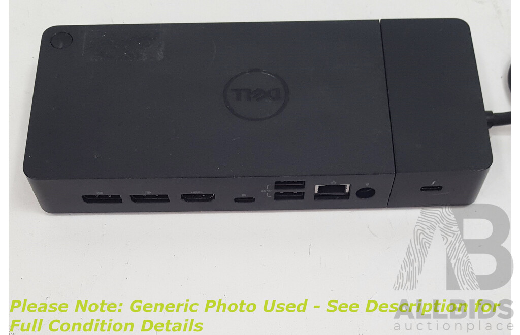 Dell (K20A001) WD19TBS Docking Station w/ 180W Power Supply