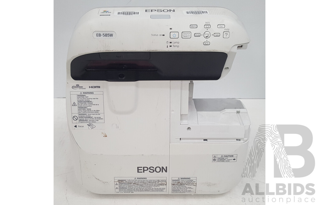 Epson (EB-585W) WXGA 3LCD Projector