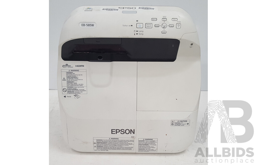 Epson (EB-585W) WXGA 3LCD Projector