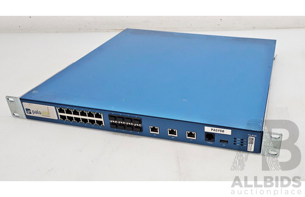 Palo Alto Networks (PA-3020) PA-3000 Series Firewall Security Appliance