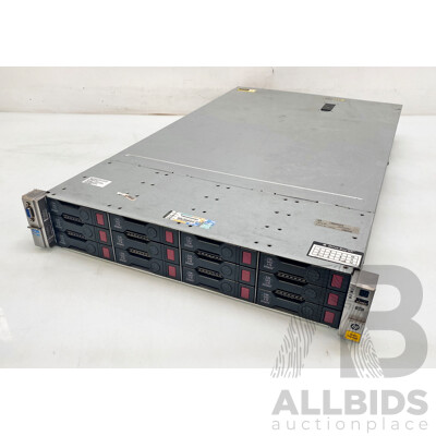 HP 1640 Storage Dual Intel Xeon (E5-2407 V2) 2.40GHz  4-Core CPU 2RU Server W/ 48TB Storage