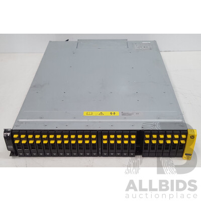 HP 3PAR StoreServ 7200 24-Bay 2RU Hard Drive Array w/ 20.4TB of Total Storage