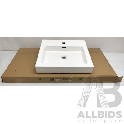 Form Bathroom Collection 18mm Thick Quartz Top Vanity Top and Porcelain Sink Top