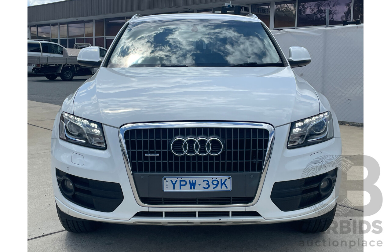 2/11 Audi Q5 2.0 TDI QUATTRO AWD 8R MY11 4D Wagon White 2.0L