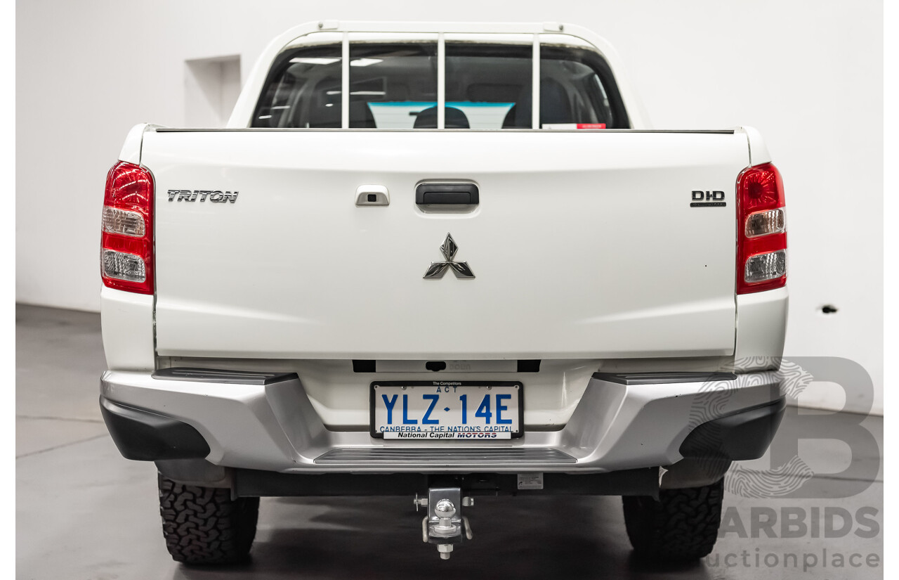 11/2016 Mitsubishi Triton GLX MQ MY16 Dual Cab Utility White Turbo Diesel 2.4L