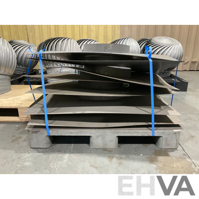 Industrial Whirly Birds (10x) & Base Plates (X8)