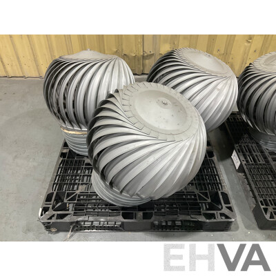 Industrial Whirly Birds (10x) & Base Plates (X8)