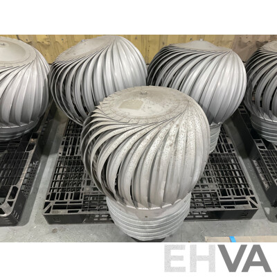 Industrial Whirly Birds (10x) & Base Plates (X8)